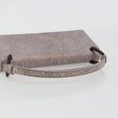PRADA Hand Bag Leather Purple Silver Auth am12034V-7