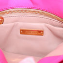 Miu Miu Shoulder Bag Leather Sequins Pink Gold Auth am12035V-21