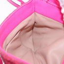 Miu Miu Shoulder Bag Leather Sequins Pink Gold Auth am12035V-29