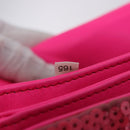 Miu Miu Shoulder Bag Leather Sequins Pink Gold Auth am12035V-12