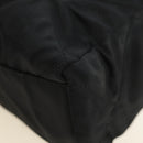 PRADA Chain Tote Bag Nylon Black Gold Auth am12036V-11