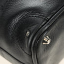 Chloe Kerala Hand Bag Leather Black Silver Auth am12038V-9