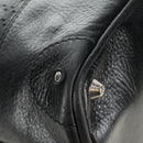 Chloe Kerala Hand Bag Leather Black Silver Auth am12038V-16