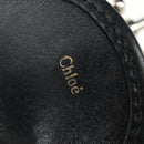 Chloe Kerala Hand Bag Leather Black Silver Auth am12038V-21