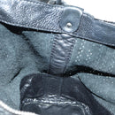 Chloe Kerala Hand Bag Leather Black Silver Auth am12038V-24
