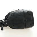 Chloe Kerala Hand Bag Leather Black Silver Auth am12038V-3