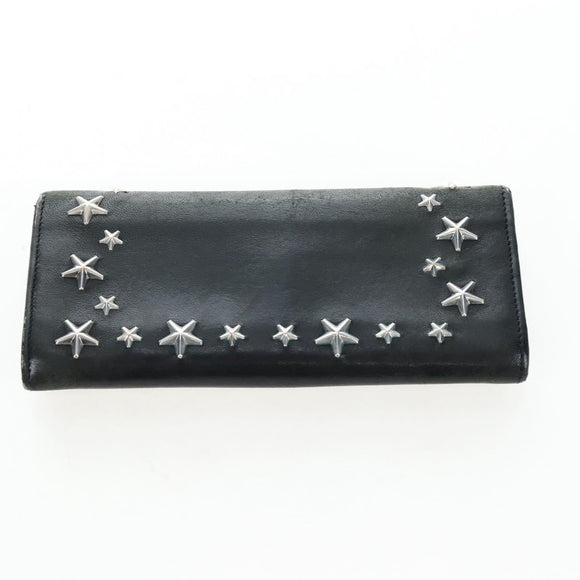 Jimmy Choo Fendi Gucci Chanel Wallet Leather Canvas 5 Set Black Auth am12041