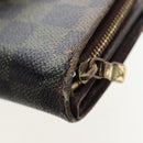 LOUIS VUITTON Monogram Damier Ebene Wallet 5 Set LV Auth am12047-10