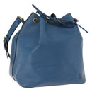 LOUIS VUITTON Epi Petit Noe Shoulder Bag Blue M44105 LV Auth am12049-1