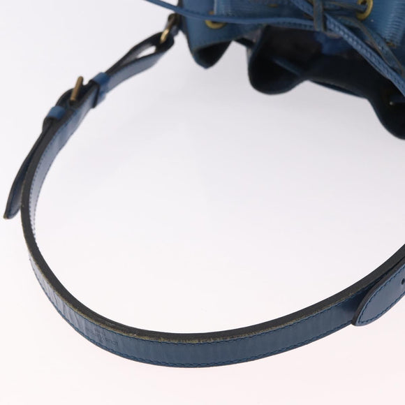 LOUIS VUITTON Epi Petit Noe Shoulder Bag Blue M44105 LV Auth am12049