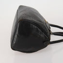 FENDI Zucca Canvas Hand Bag Leather 2 Set Brown Black Auth am12050-4