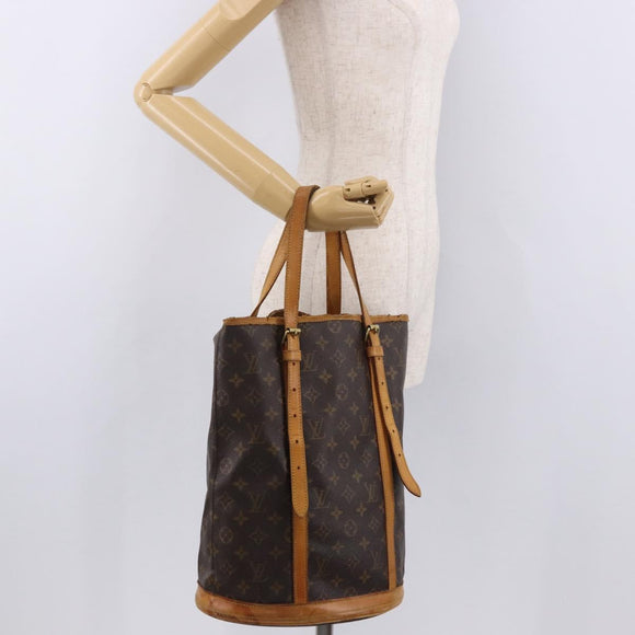 LOUIS VUITTON Monogram Bucket GM Shoulder Bag M42236 LV Auth am12051