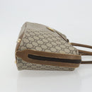GUCCI GG Plus Supreme Boston Bag PVC Beige Gold Auth am12053-3