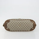 GUCCI GG Plus Supreme Boston Bag PVC Beige Gold Auth am12053-5