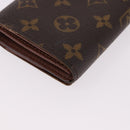 LOUIS VUITTON Monogram Porte Monnaie Billets Tresor Wallet M61730 Auth am12054V-15