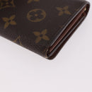 LOUIS VUITTON Monogram Porte Monnaie Billets Tresor Wallet M61730 Auth am12054V-16