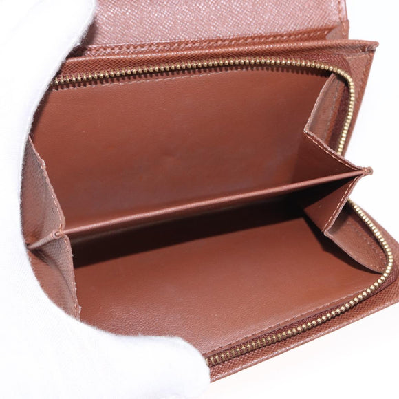 LOUIS VUITTON Monogram Porte Monnaie Billets Tresor Wallet M61730 Auth am12054V