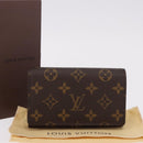 LOUIS VUITTON Monogram Porte Monnaie Billets Tresor Wallet M61730 Auth am12054V-12