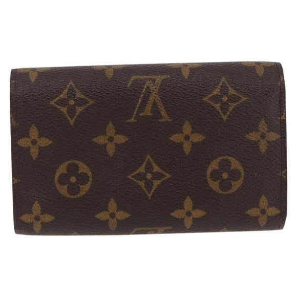 LOUIS VUITTON Monogram Porte Monnaie Billets Tresor Wallet M61730 Auth am12054V