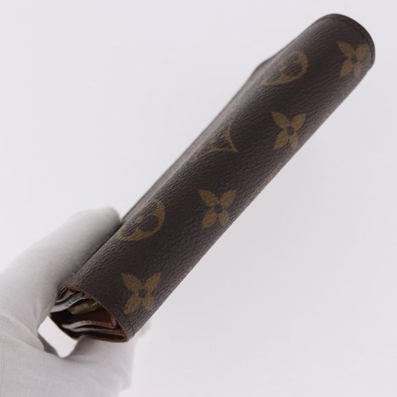 LOUIS VUITTON Monogram Porte Monnaie Billets Tresor Wallet M61730 Auth am12054V