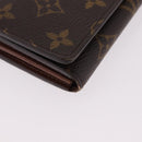 LOUIS VUITTON Monogram Porte Monnaie Billets Tresor Wallet M61730 Auth am12054V-7