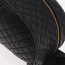 VERSACE Body Bag Leather Black Gold Auth am12055V-14