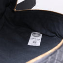 VERSACE Body Bag Leather Black Gold Auth am12055V-19