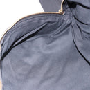 VERSACE Body Bag Leather Black Gold Auth am12055V-20