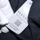 VERSACE Body Bag Leather Black Gold Auth am12055V-12