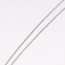 Salvatore Ferragamo Gancini Rhinestone Heart Necklace metal Silver Auth am12057V-11