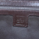 FENDI Zucca Canvas Mamma Baguette Shoulder Bag Brown Black Auth am12058V-17