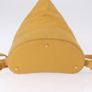 LOEWE Anton Backpack Leather Yellow Gold Auth am12060A-5