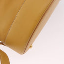 LOEWE Anton Backpack Leather Yellow Gold Auth am12060A-15