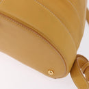 LOEWE Anton Backpack Leather Yellow Gold Auth am12060A-16