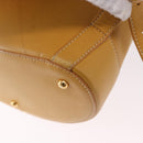 LOEWE Anton Backpack Leather Yellow Gold Auth am12060A-10