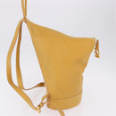 LOEWE Anton Backpack Leather Yellow Gold Auth am12060A-4