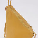 LOEWE Anton Backpack Leather Yellow Gold Auth am12060A-6