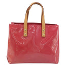 LOUIS VUITTON Monogram Vernis Reade PM Bag Fuchsia Pink M91221 LV Auth am12061V-13