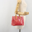 LOUIS VUITTON Monogram Vernis Reade PM Bag Fuchsia Pink M91221 LV Auth am12061V-23