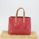 LOUIS VUITTON Monogram Vernis Reade PM Bag Fuchsia Pink M91221 LV Auth am12061V-12