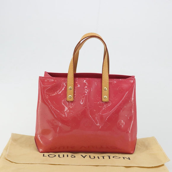 LOUIS VUITTON Monogram Vernis Reade PM Bag Fuchsia Pink M91221 LV Auth am12061V