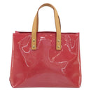 LOUIS VUITTON Monogram Vernis Reade PM Bag Fuchsia Pink M91221 LV Auth am12061V-2