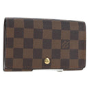 LOUIS VUITTON Damier Ebene Porte Monnaie Billets Tresor N61730 LV Auth am12062V-1