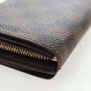 LOUIS VUITTON Damier Ebene Porte Monnaie Billets Tresor N61730 LV Auth am12062V-10