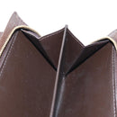 LOUIS VUITTON Damier Ebene Porte Monnaie Billets Tresor N61730 LV Auth am12062V-19