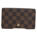 LOUIS VUITTON Damier Ebene Porte Monnaie Billets Tresor N61730 LV Auth am12062V-2