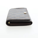 LOUIS VUITTON Damier Ebene Porte Monnaie Billets Tresor N61730 LV Auth am12062V-4