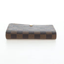 LOUIS VUITTON Damier Ebene Porte Monnaie Billets Tresor N61730 LV Auth am12062V-6