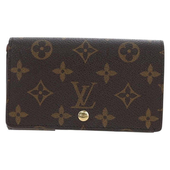LOUIS VUITTON Monogram Portefeuille Tresol Wallet M61736 LV Auth am12063V