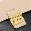 Miu Miu Ready lock Hand Bag Leather 2way Black Gold Auth am12067V-19